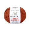 Włóczka Gazzal Baby Cotton 3453 - 50g - palona cegła
