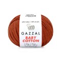 Włóczka Gazzal Baby Cotton 3453 - 50g - palona cegła