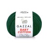 Włóczka Gazzal Baby Cotton 3467 - 50g - butelkowa zieleń
