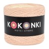 KOKONEK Classic B122 Łososiowy róż/krem/jasny beż