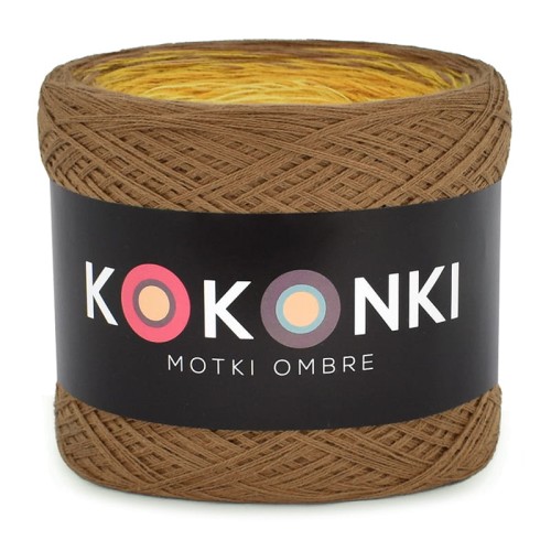 KOKONEK Classic B125 Ciepły brąz/kurkuma/żółty