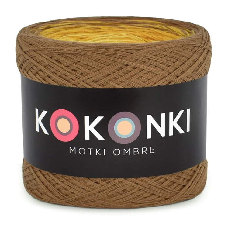 KOKONEK Classic B125 Ciepły brąz/kurkuma/żółty
