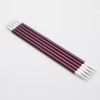 Druty do skarpet KnitPro Zing double-pointed 20 cm - metalowe