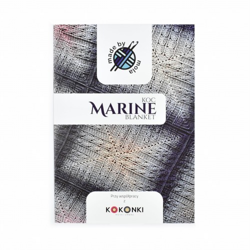 Wzór szydełko - Koc Marine od Made by Mola w języku polskim i angielskim