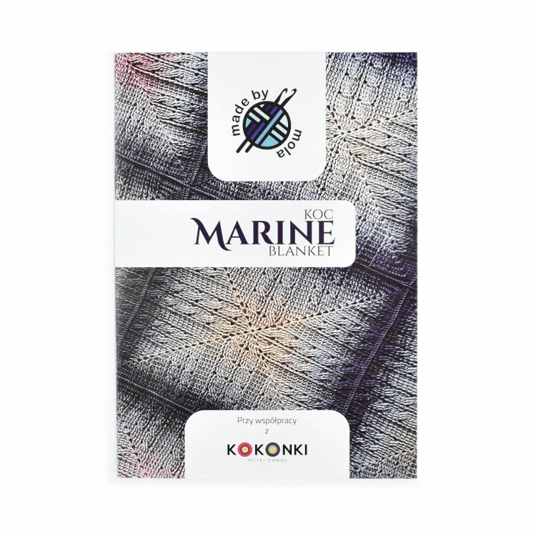 Wzór szydełko - Koc Marine od Made by Mola w języku polskim i angielskim