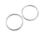 Kółko metalowe  30/36 mm / nikiel / 10 szt / 730174