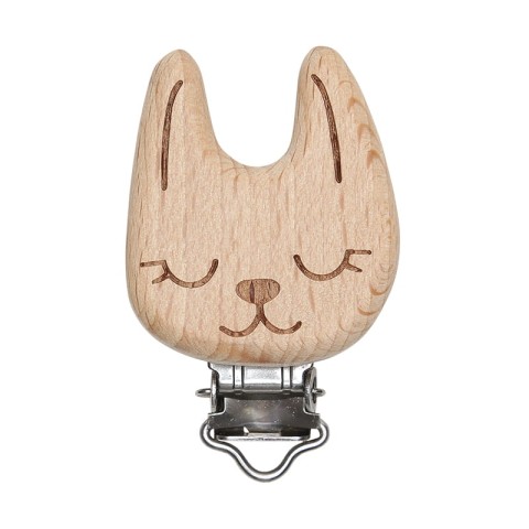 Drewniany klips Go handmade kotek / 3.8 x 3.3 cm