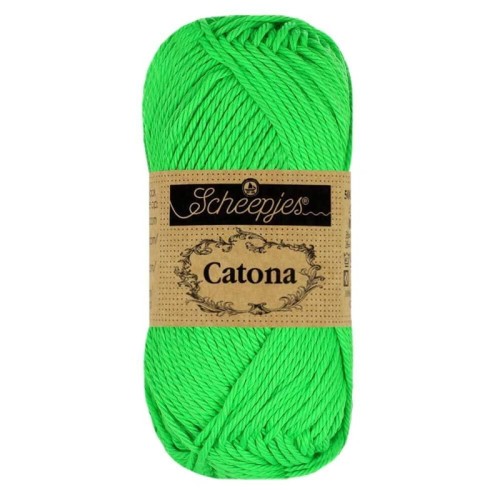 Włóczka Scheepjes Catona 602 / 50 g - intensywna zieleń