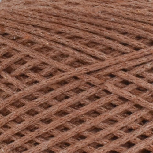 Sznurek Macrame Cotton by KOKONKI 2mm / rolka 200m / ciepły brąz