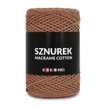Sznurek Macrame Cotton by KOKONKI 2mm / rolka 200m / 213 ciepły brąz