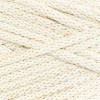 PREMIUM Sznurek bawełniany by KOKONKI 5mm / rolka 100m / krem + złoty LUREX - NOWA PARTIA