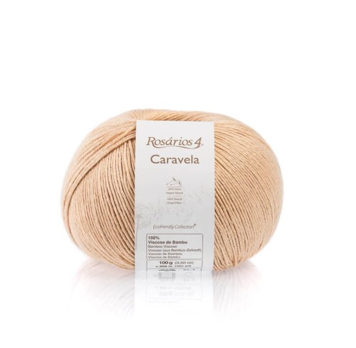 Włóczka Rosarios 4 Caravela 03 / Camel / nude