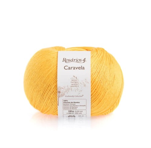 Włóczka Rosarios 4 Caravela 24 / Mel / kurkuma