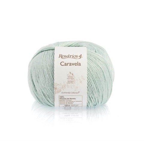 Włóczka Rosarios 4 Caravela 27 / Menta / jasna mięta / 100g