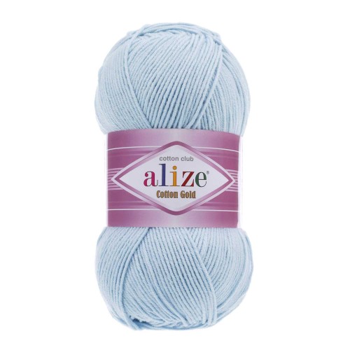 Włóczka Alize Cotton Gold - 513 krystaliczny niebieski