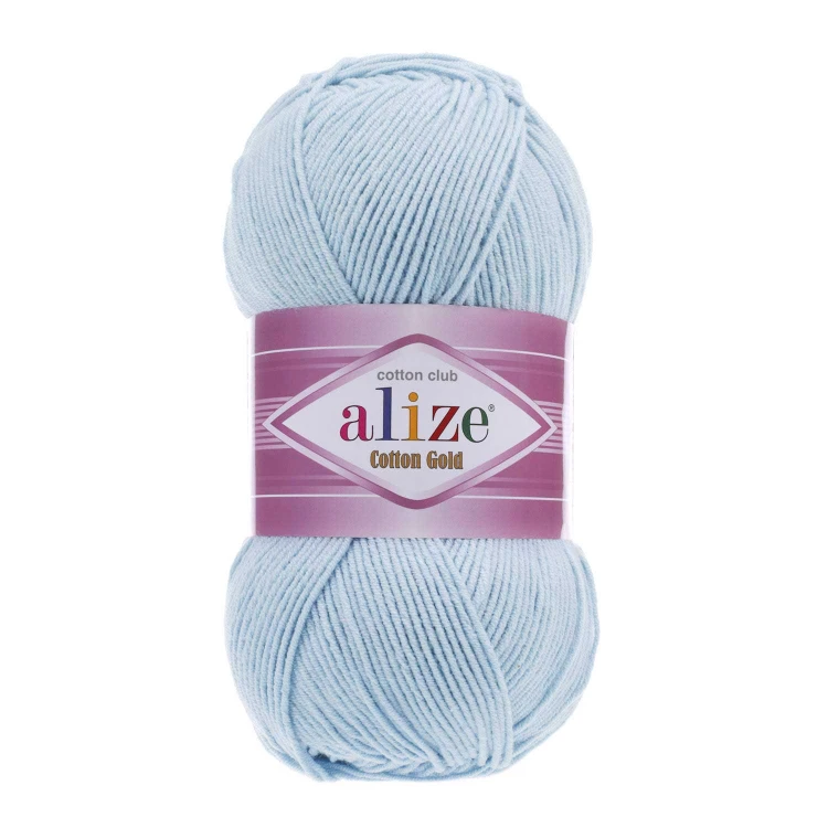 Włóczka Alize Cotton Gold - 513 krystaliczny niebieski