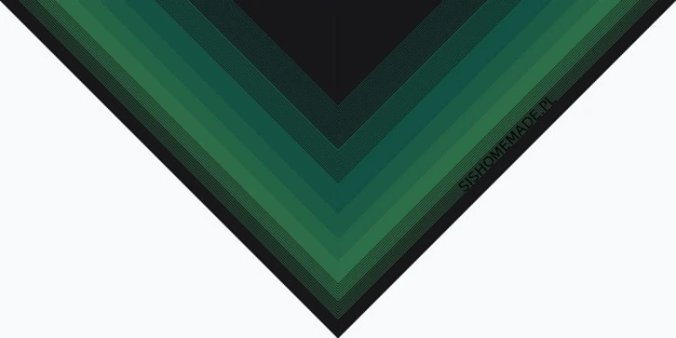 KOKONEK Merino 469 - Czerń/ciemna zieleń/malachit/czerń