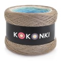 KOKONEK Classic B136 Ciemny beż/zimny beż/patyna/cyjan/lazur