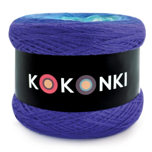 KOKONEK Classic B137 Ultra fiolet/kobalt/lazur/turkus/krem/jasny szary