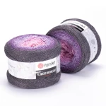 Włóczka YarnArt Flowers Moonlight - 3276 / fioletowa nić lurex