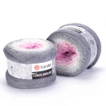 Włóczka YarnArt Flowers Moonlight - 3293 / srebrna nić lurex