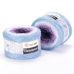 Włóczka YarnArt Flowers Moonlight - 3264 / srebrna nić lurex