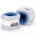 Włóczka YarnArt Flowers Moonlight - 3271 / srebrna nić lurex