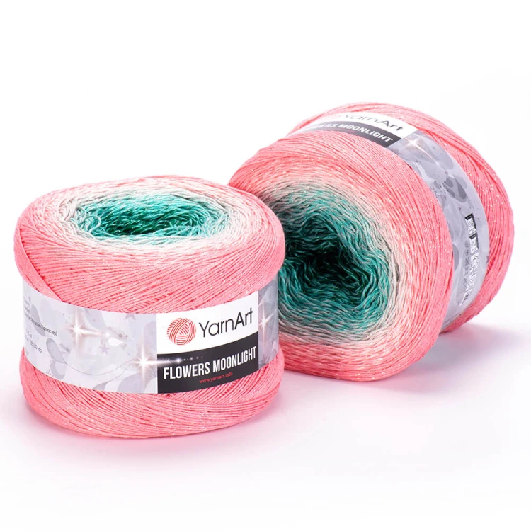 Włóczka YarnArt Flowers Moonlight - 3292 / opalizująca nić lurex
