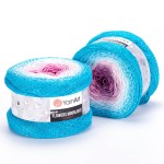 Włóczka YarnArt Flowers Moonlight - 3294 / srebrna nić lurex