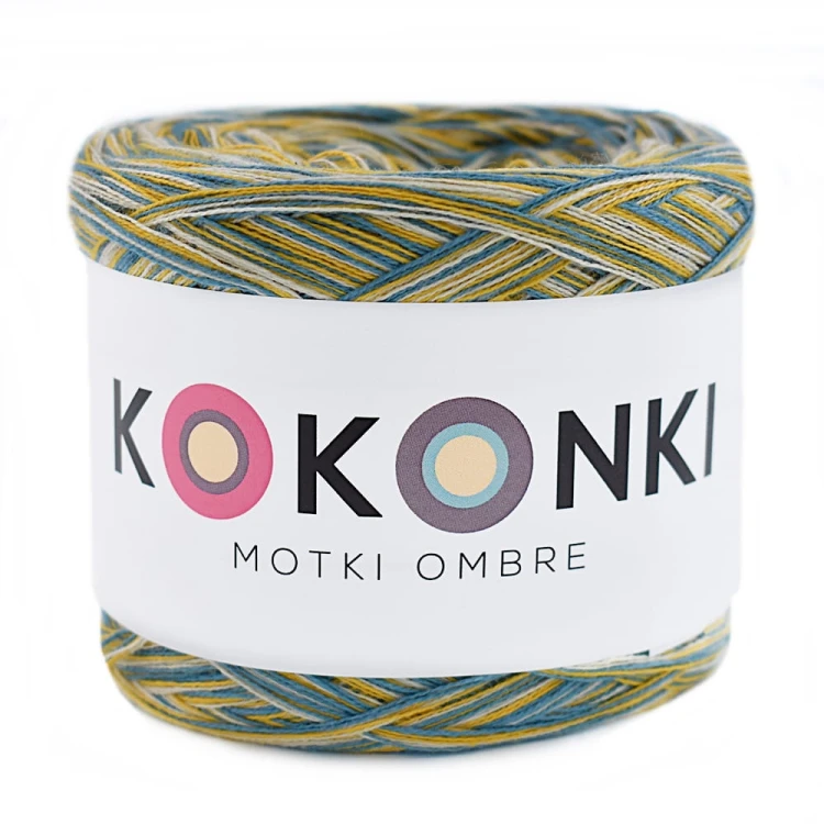 KOKONEK SIX Jasny petrol/kurkuma/jasny beż