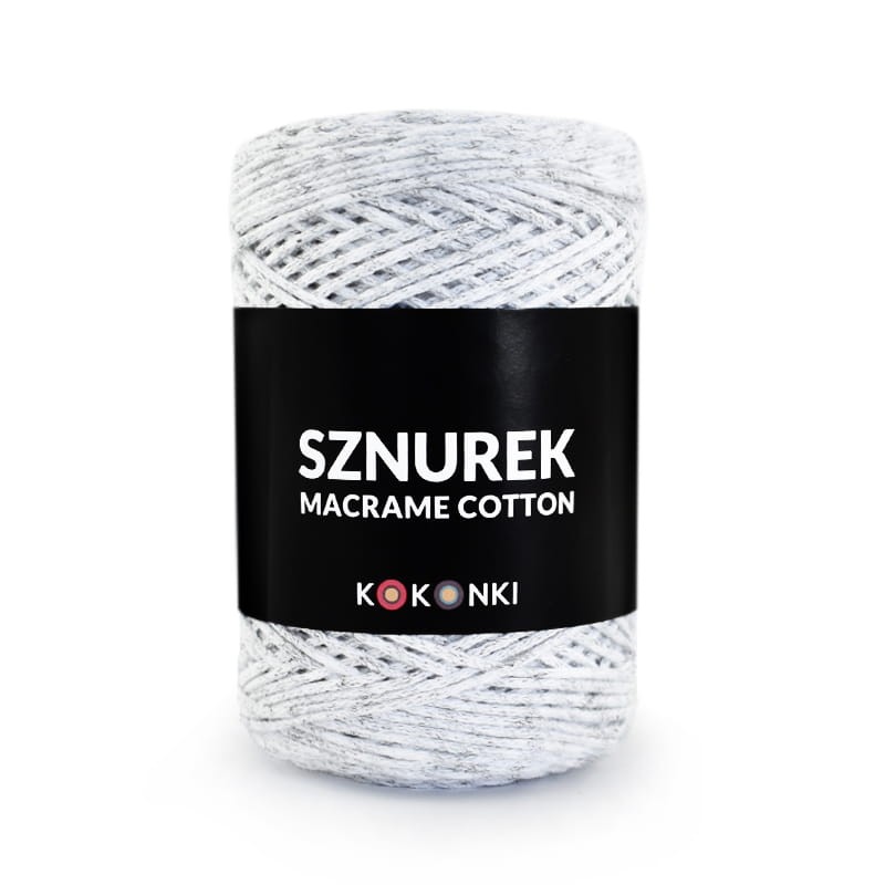 Sznurek Macrame Cotton by KOKONKI 2mm / rolka 200m / brzózka (wiązany)