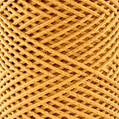 Sznurek Macrame Cotton by KOKONKI 2mm / rolka 200m / musztarda