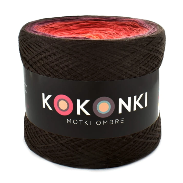 KOKONEK Classic A274 Czekolada/wino/burgund/czerwień/koral/mango