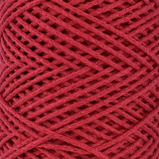 Sznurek Macrame Cotton by KOKONKI 2mm / rolka 200m / czerwień