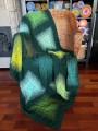 Koc Marine wykonany z zestawu PEACOCK GREEN. Projekt i wykonanie - Mariola Malinowska