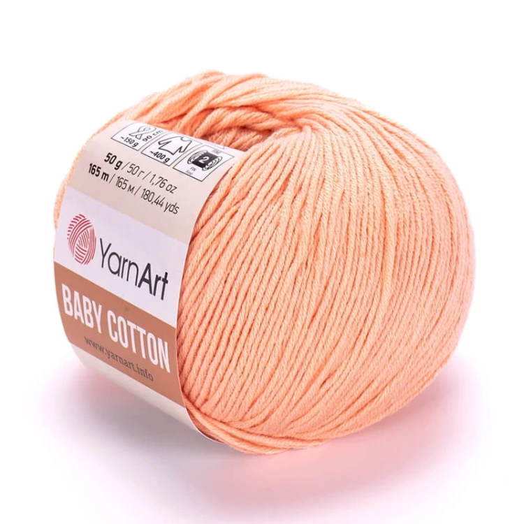 Włóczka YarnArt Baby Cotton 412 / jasne mango