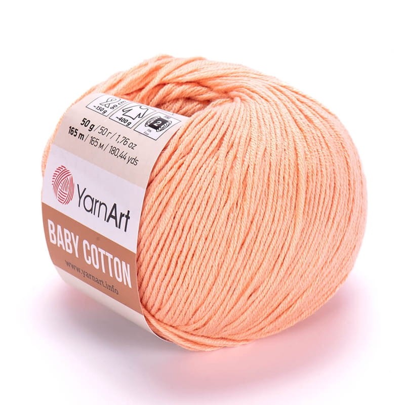 Włóczka YarnArt Baby Cotton 412 / jasne mango