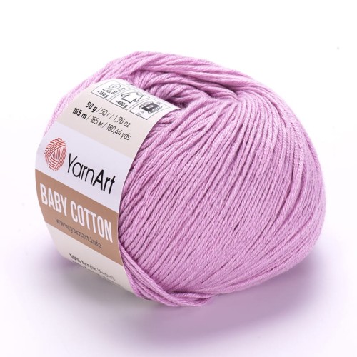 Włóczka YarnArt Baby Cotton 415 / wrzos