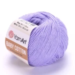 Włóczka YarnArt Baby Cotton 417 / fiołek