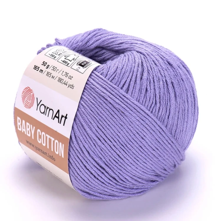 Włóczka YarnArt Baby Cotton 418 / ciemny fiołek
