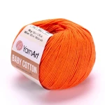 Włóczka YarnArt Baby Cotton 421 / marchew