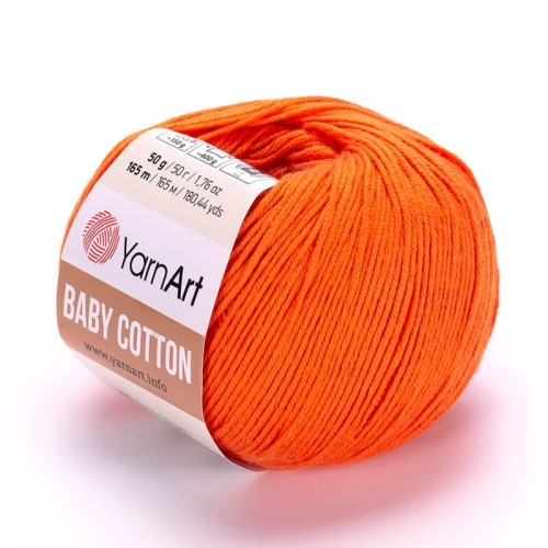 Włóczka YarnArt Baby Cotton 421 / marchew
