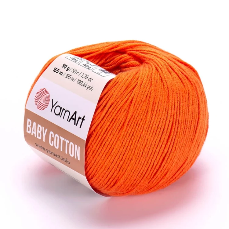 Włóczka YarnArt Baby Cotton 421 / marchew