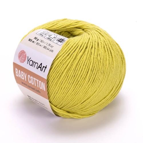 Włóczka YarnArt Baby Cotton 436 / guacamole