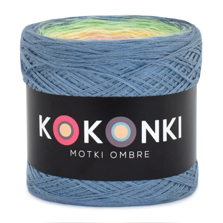 KOKONEK Classic B143 French treat - Denim/pistacja/wanilia/łososiowy róż/malinowy róż
