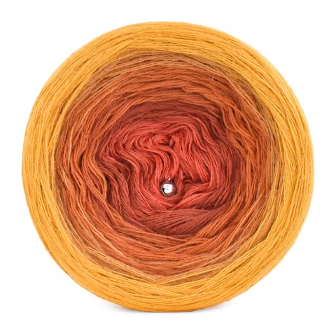 KOKONEK Merino 712 - Kurkuma/miodowy/koniak/cegła/rudy