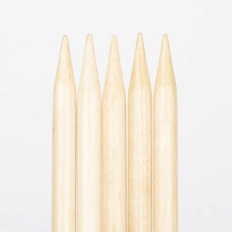 Druty do skarpet Drops Basic Birch 20 cm - drewniane