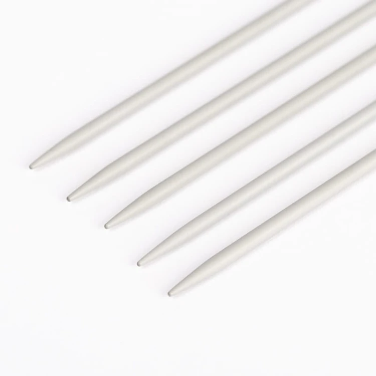 Druty proste do skarpet Drops Basic - aluminiowe