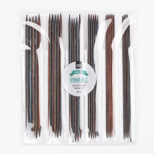 Zestaw drutów do skarpet Drops Romance Double Pointed / 2,5 - 5,0 mm / 9035