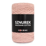 Sznurek Macrame Cotton by KOKONKI 2mm / rolka 200m / łososiowy róż - OUTLET